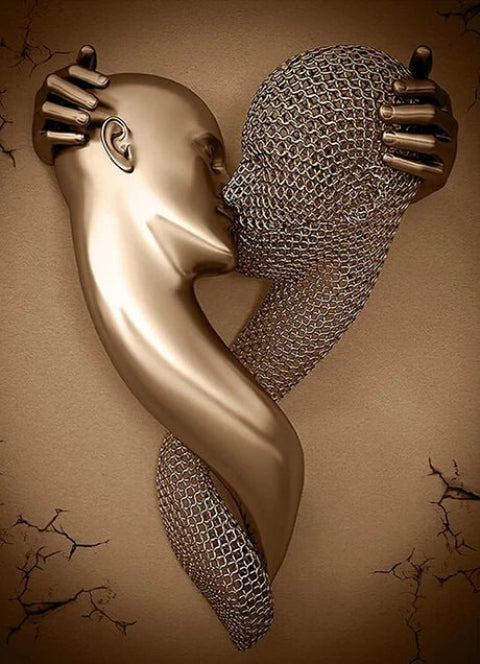 DECORATION-MURALE-SALON-TENDANCE-COUPLE-BAISER