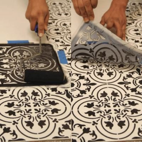 Décoration Murale - WallStencil-rouleau