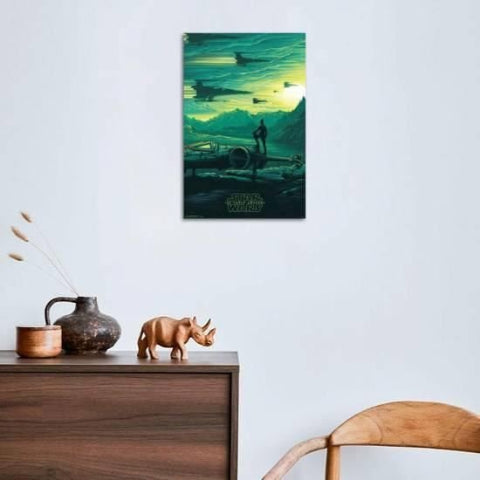 Decoration-Murale-le-reveille-de-la-force-vert-salon-elephant