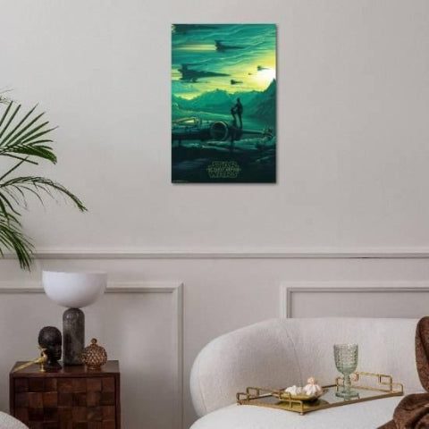 Decoration-Murale-le-reveille-de-la-force-vert-salon-plante