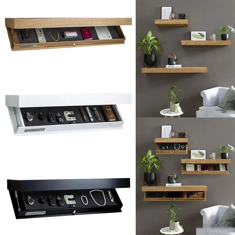 ETAGERE MURALE BOIS - DESIGN
