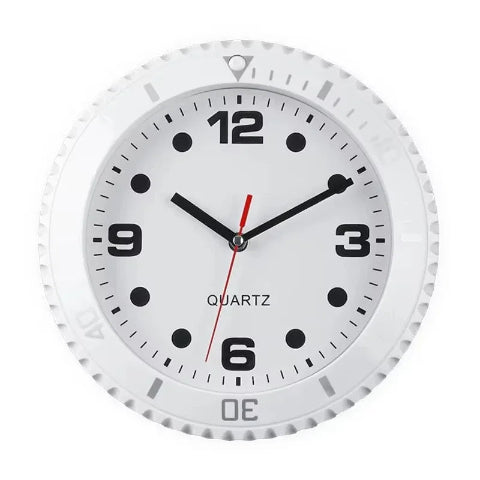 Horloge murale luxe blanc