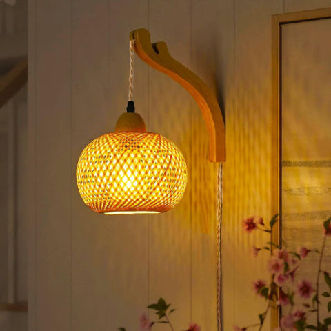 applique-murale-salon-rotin-lumiere