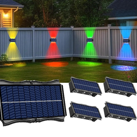 applique-muraleexterieur-solaire-led-couleur