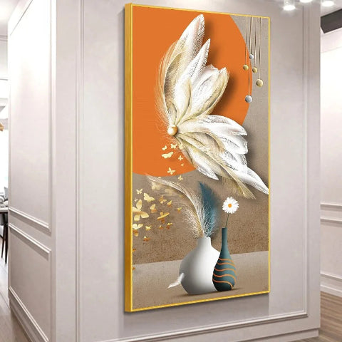 decoration-murale-geometrie-abstraite-plume