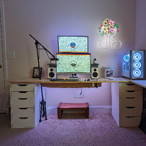 decoration murale led panel écrans