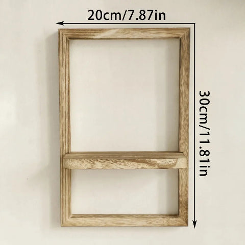 etagere-murale-bois-cadre-dimension-beige