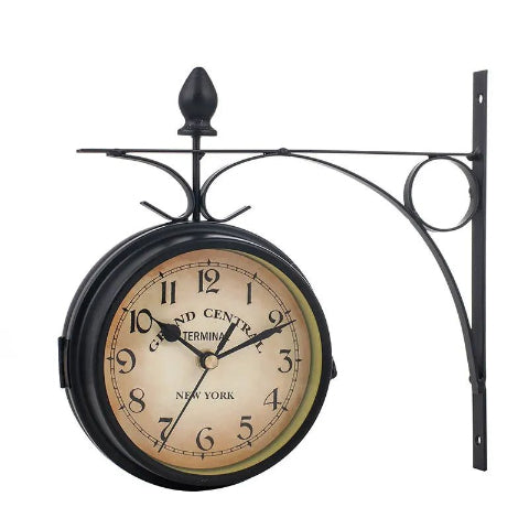 horloge-mural-vintage-double-face-noir