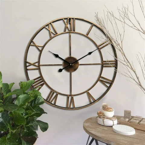 horloge-murale-chiffre-romain-3d-plante