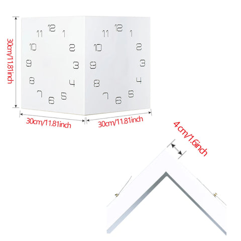 horloge-murale-double-face-dimension