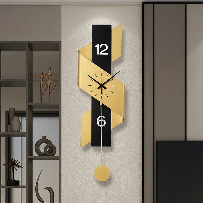 horloge-murale-numerique-metal-salon