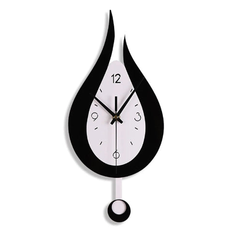 horloge-murale-originale-goutte-eau-noir