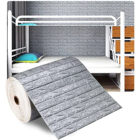 AUTOCOLLANT-MURAL-IMITATION-PIERRE-GRIS