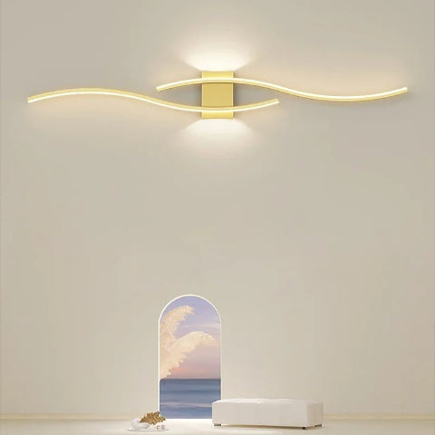 Applique murale LED design courbe canape