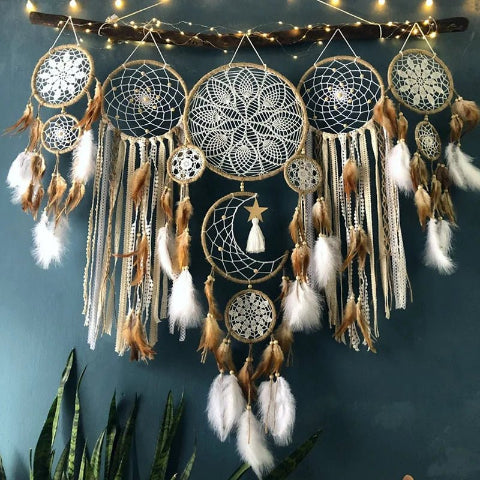 DECORATION MURALE - DREAMCATCHERS BEIGE