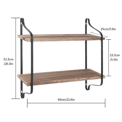 Etagere murale bois flottante dimension