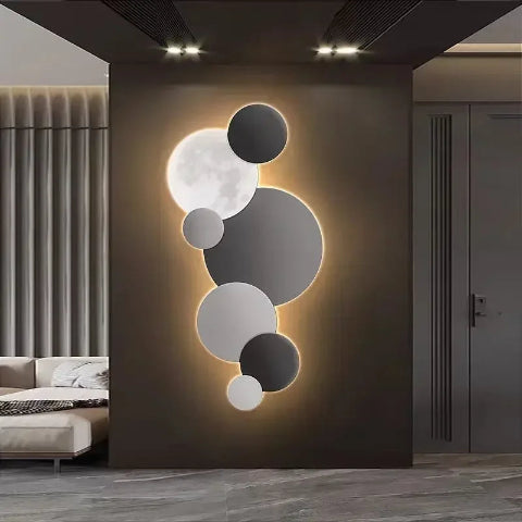 applique-murale-design-peinture-led-gris