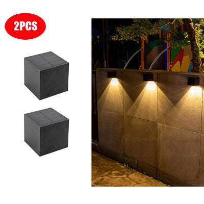 applique-murale-exterieur-carre-2pcs