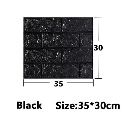 autocollant-mural-papier-peint-3D-noir