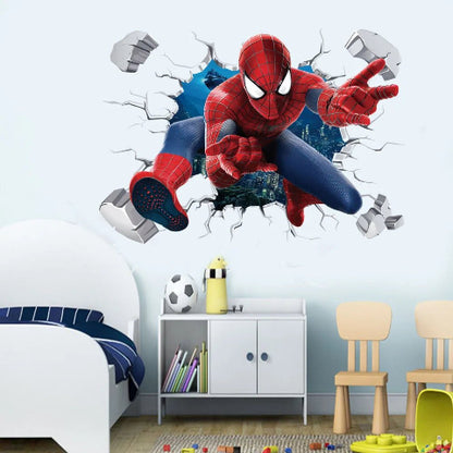 decoration-murale-super-heros-chaise