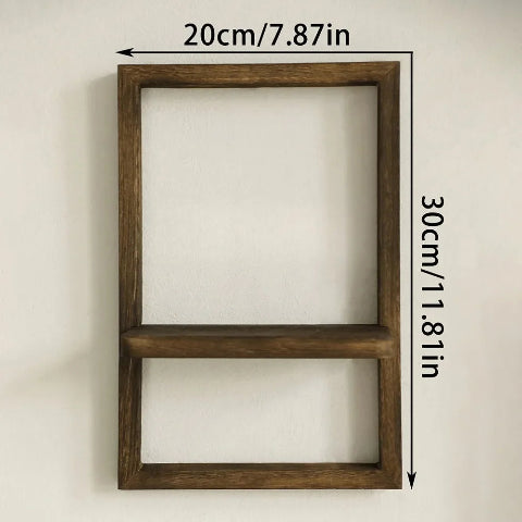 etagere-murale-bois-cadre-dimension-brun
