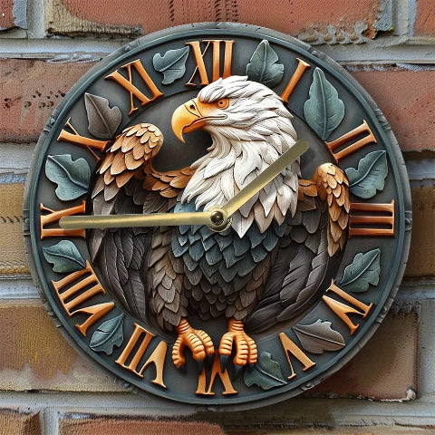 horloge-murale-aigle-tete-blanche-salon