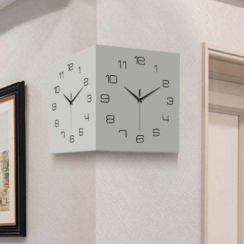 horloge-murale-double-face-cadre