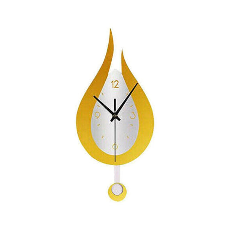 horloge-murale-originale-goutte-eau-or