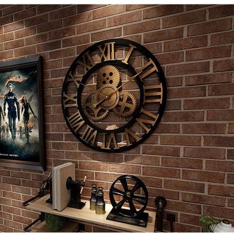 horloge-murale-rétro-cadre